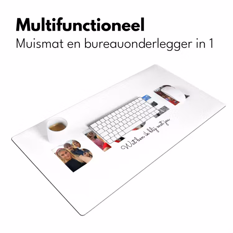Gepersonaliseerde bureau onderlegger - Broer - Lettercollage — 7