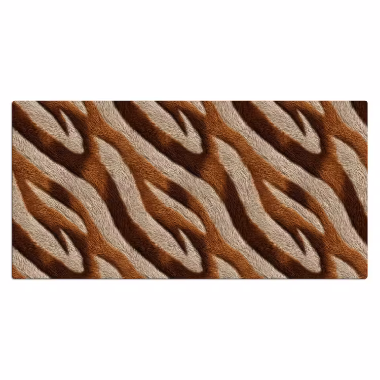 Bureau onderlegger - Zebra - Bruin - Patroon — 2