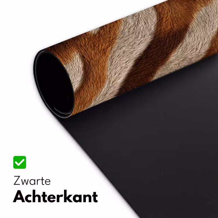 Bureau onderlegger - Zebra - Bruin - Patroon — 5