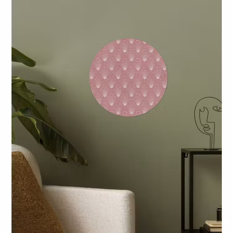 Behangcirkel - Trendy - Patroon - Roze — 3