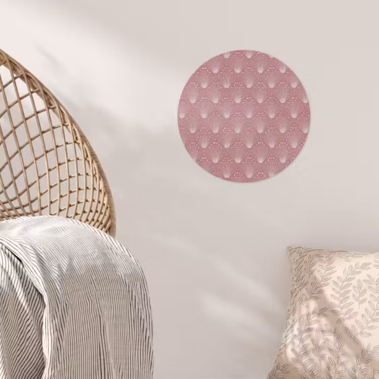 Behangcirkel - Trendy - Patroon - Roze — 5