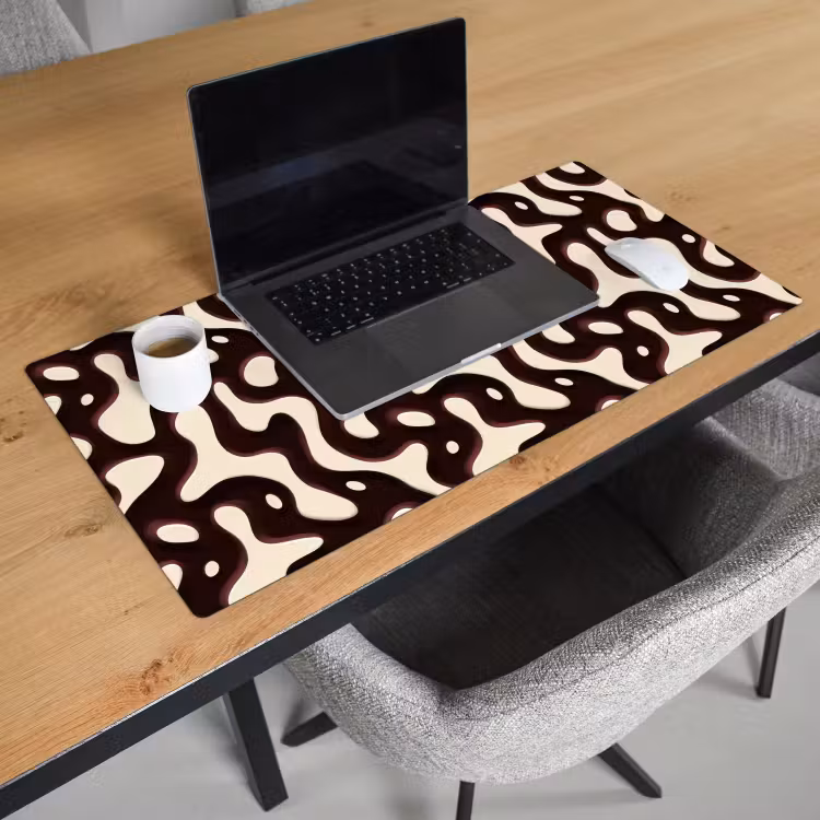 Bureau onderlegger - Organisch - Krachtig - Bruin — 3