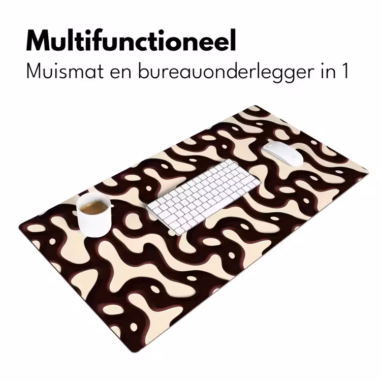 Bureau onderlegger - Organisch - Krachtig - Bruin — 7