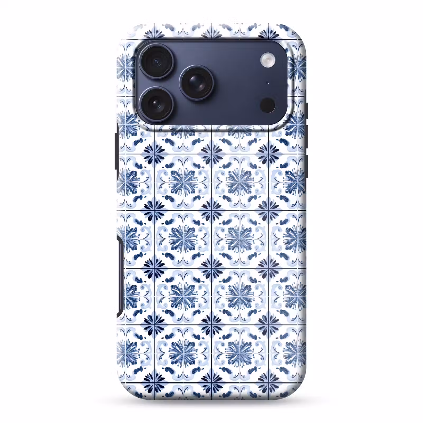 Telefoonhoesje Toughcase - Patroon - Tegel - Blauw — 1
