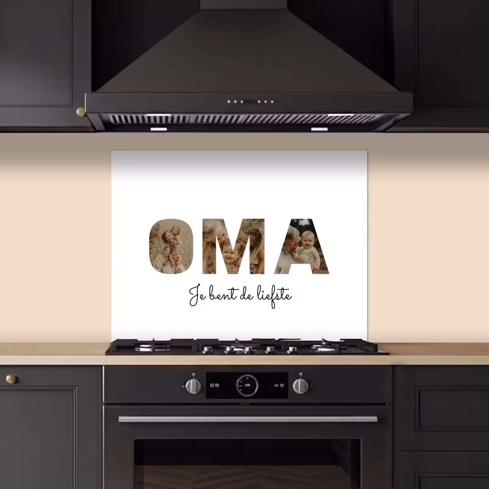 Gepersonaliseerd spatscherm - Oma - Lettercollage — 1
