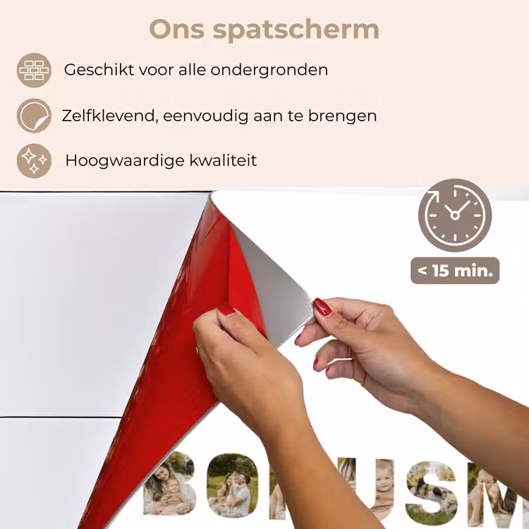 Gepersonaliseerd spatscherm - Bonusmama - Lettercollage — 3