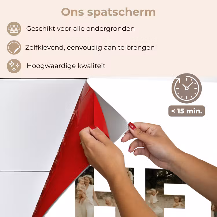 Gepersonaliseerd spatscherm - Heit - Lettercollage — 3