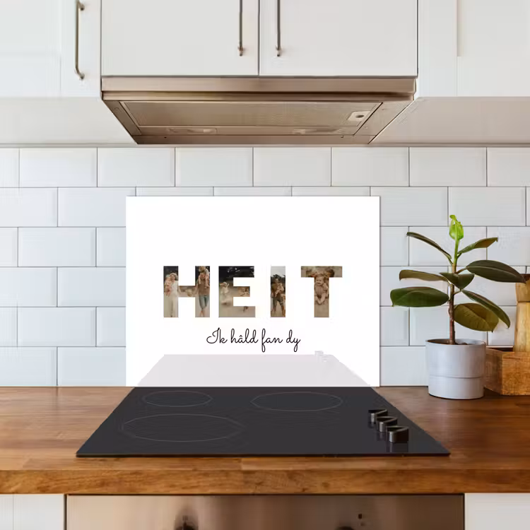 Gepersonaliseerd spatscherm - Heit - Lettercollage — 5