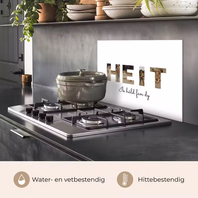 Gepersonaliseerd spatscherm - Heit - Lettercollage — 6