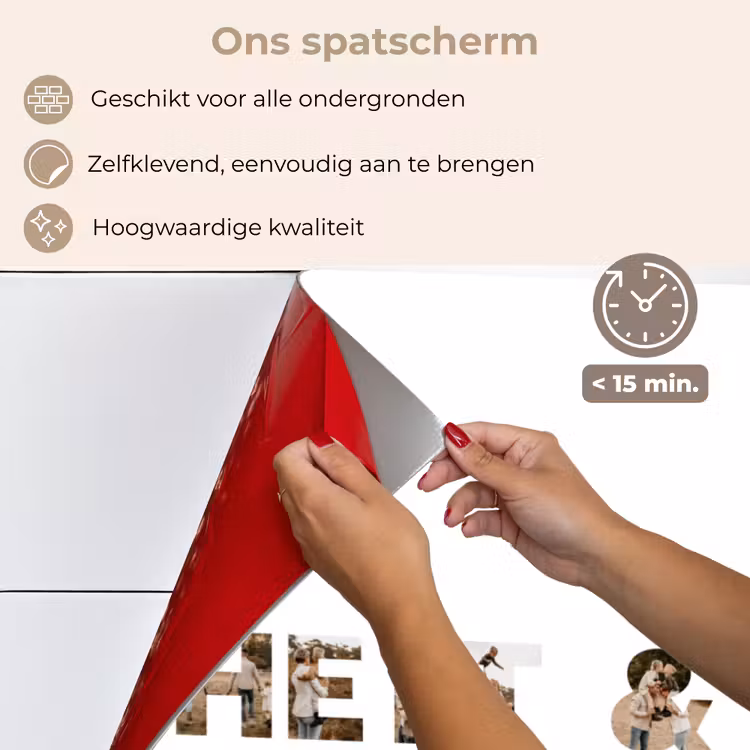Gepersonaliseerd spatscherm - Heit & Mem - Lettercollage — 3