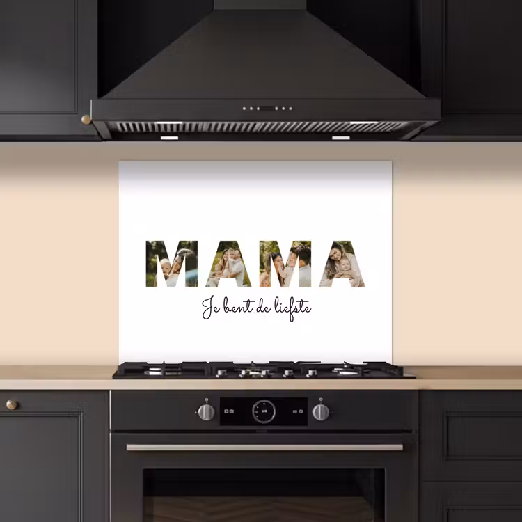 Gepersonaliseerd spatscherm - Mama - Lettercollage — 1