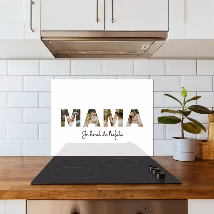 Gepersonaliseerd spatscherm - Mama - Lettercollage — 5