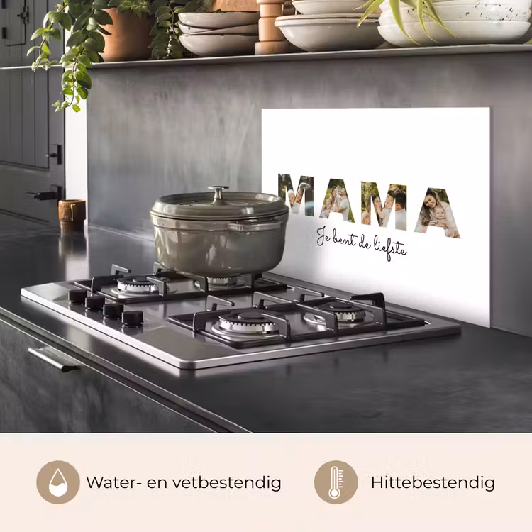 Gepersonaliseerd spatscherm - Mama - Lettercollage — 6