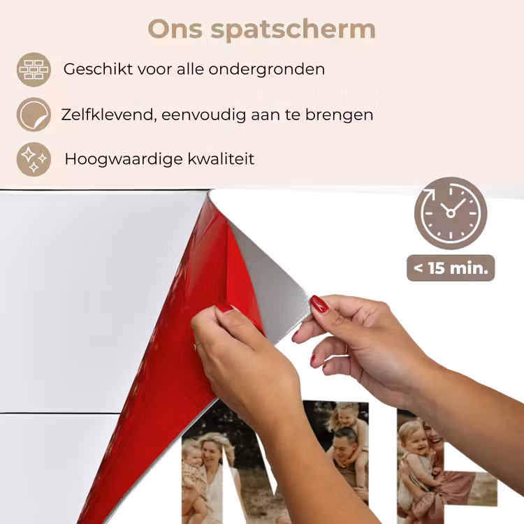Gepersonaliseerd spatscherm - Mem - Lettercollage — 3