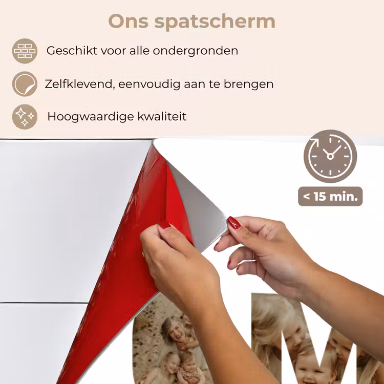 Gepersonaliseerd spatscherm - Oma - Lettercollage — 3