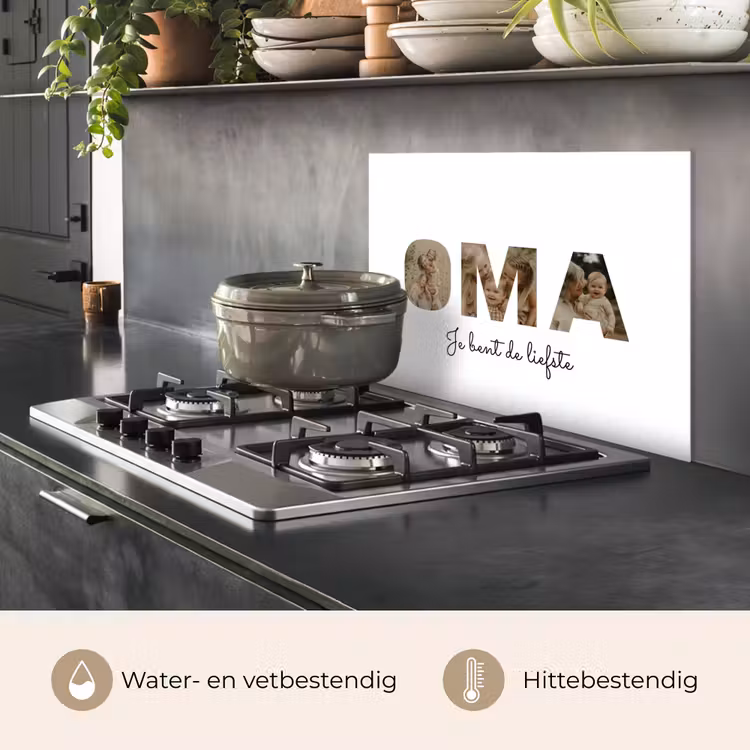 Gepersonaliseerd spatscherm - Oma - Lettercollage — 6