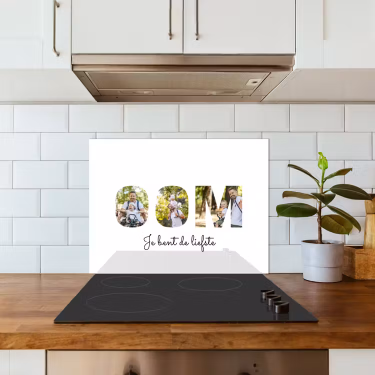 Gepersonaliseerd spatscherm - Oom - Lettercollage — 5