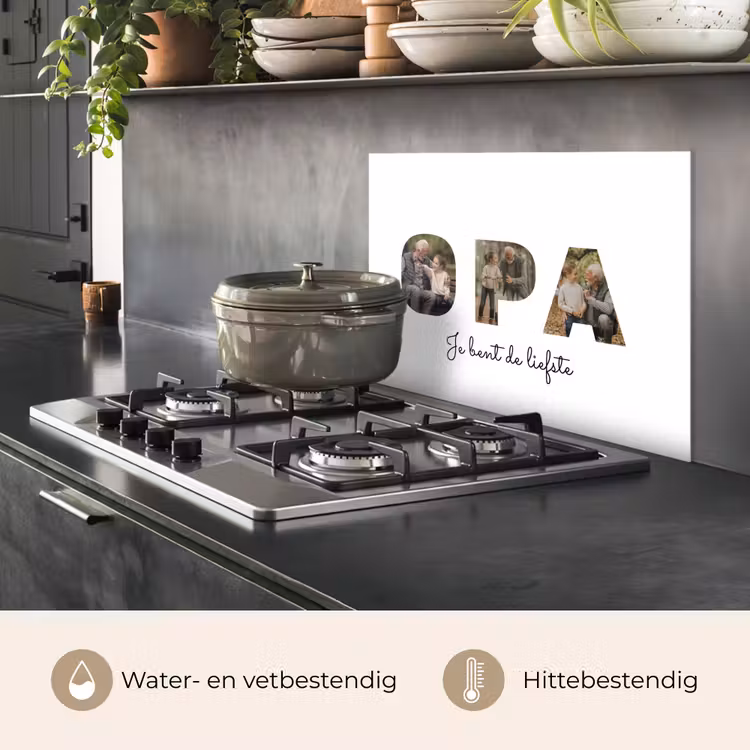 Gepersonaliseerd spatscherm - Opa - Lettercollage — 6