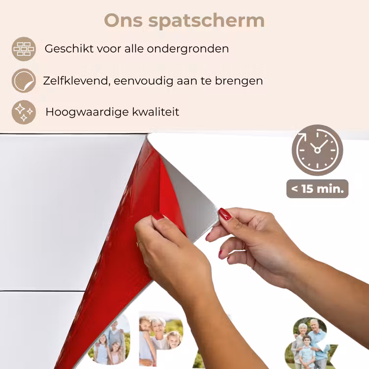 Gepersonaliseerd spatscherm - Opa & Oma - Lettercollage — 3