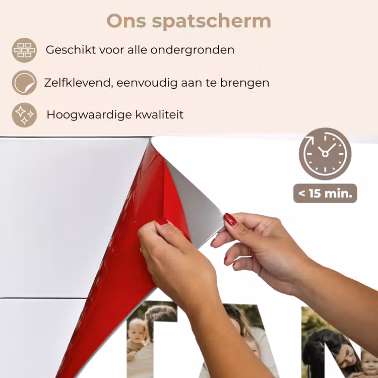 Gepersonaliseerd spatscherm - Tante - Lettercollage — 3