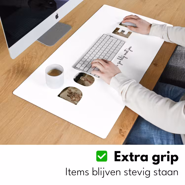 Gepersonaliseerde bureau onderlegger - Dochter - Lettercollage — 6