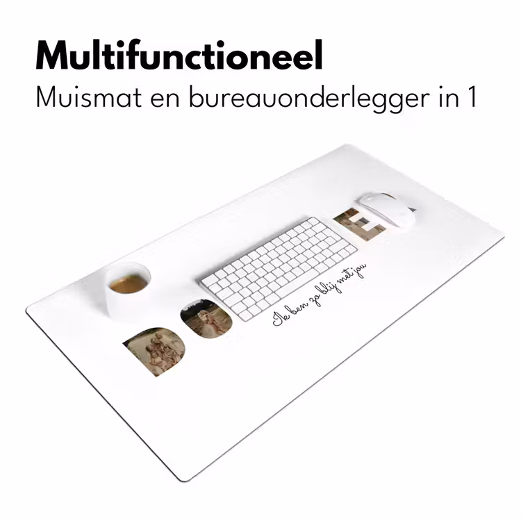 Gepersonaliseerde bureau onderlegger - Dochter - Lettercollage — 7