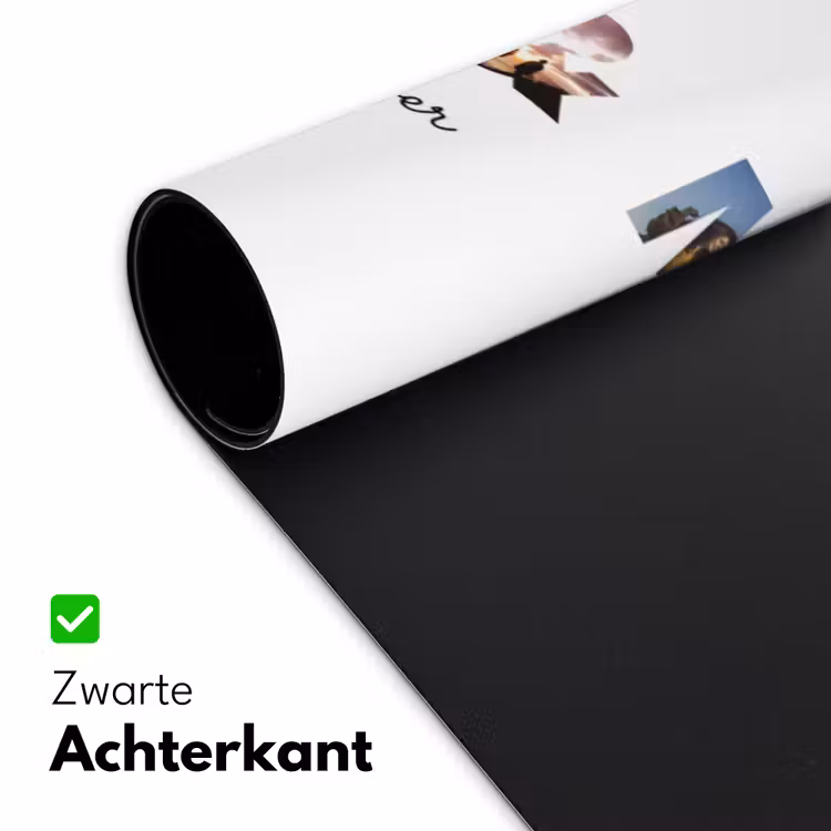 Gepersonaliseerde bureau onderlegger - You & Me - Lettercollage — 5