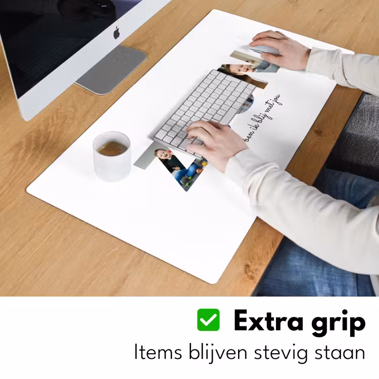 Gepersonaliseerde bureau onderlegger - Zoon - Lettercollage — 6