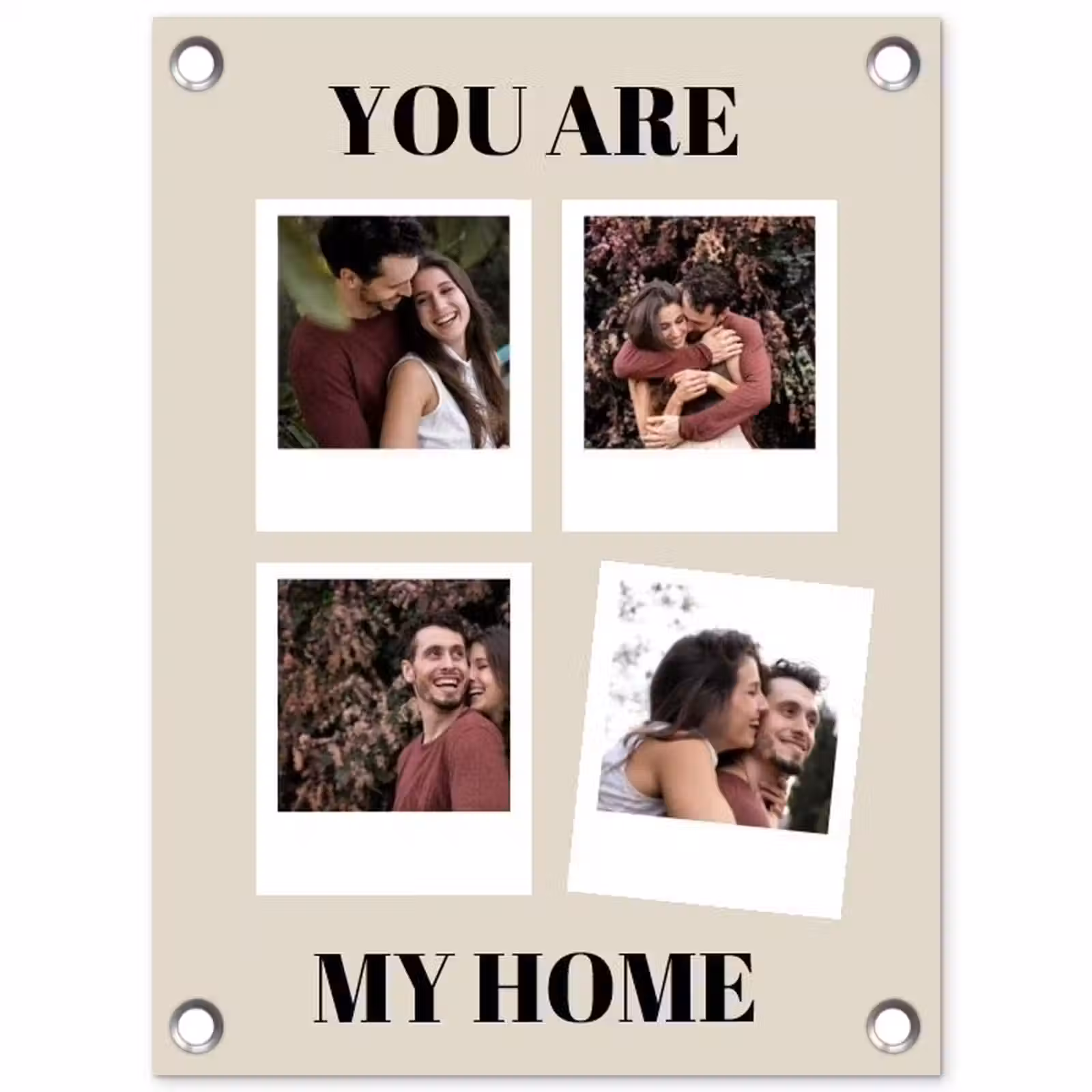 Gepersonaliseerde tuinposter - You Are My Home - Collage — 1