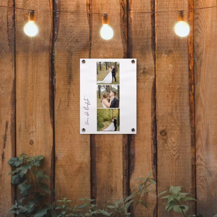 Gepersonaliseerde tuinposter - Voor De Liefste - Collage — 2