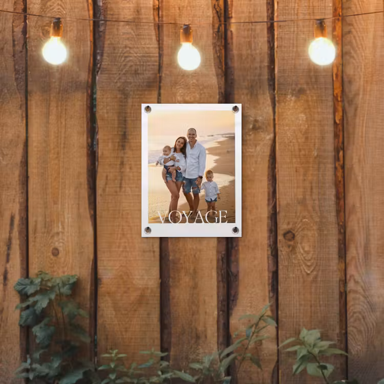 Gepersonaliseerde tuinposter - Voyage — 2