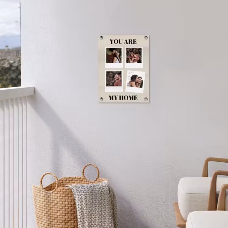 Gepersonaliseerde tuinposter - You Are My Home - Collage — 3