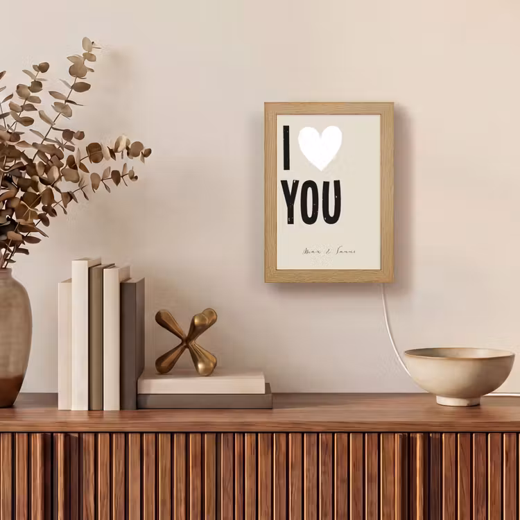 Gepersonaliseerde Lightbox - I Love You — 4