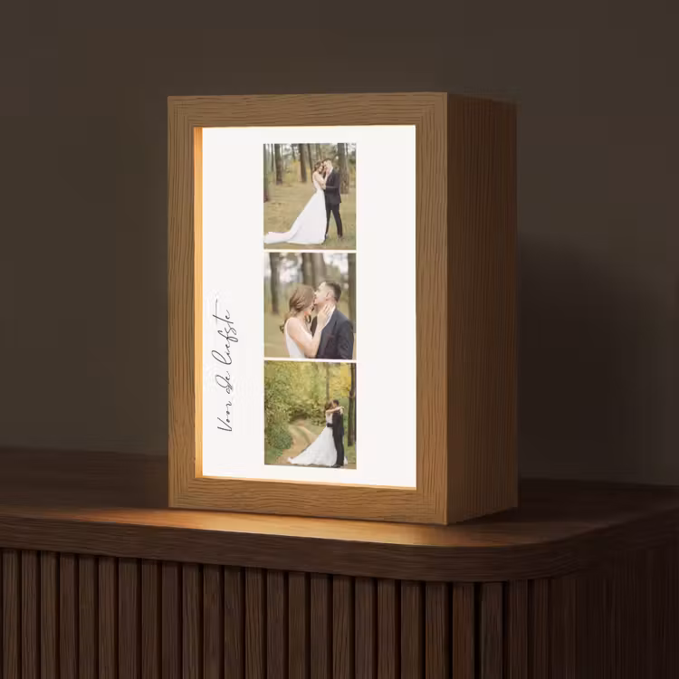 Gepersonaliseerde Lightbox - Voor De Liefste - Collage — 1