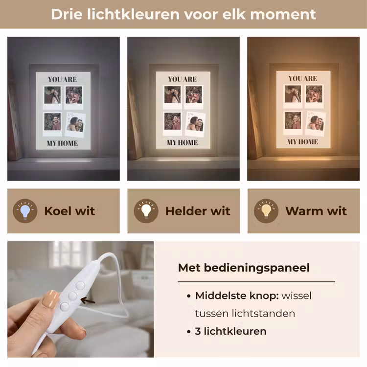 Gepersonaliseerde Lightbox - You Are My Home - Collage — 6