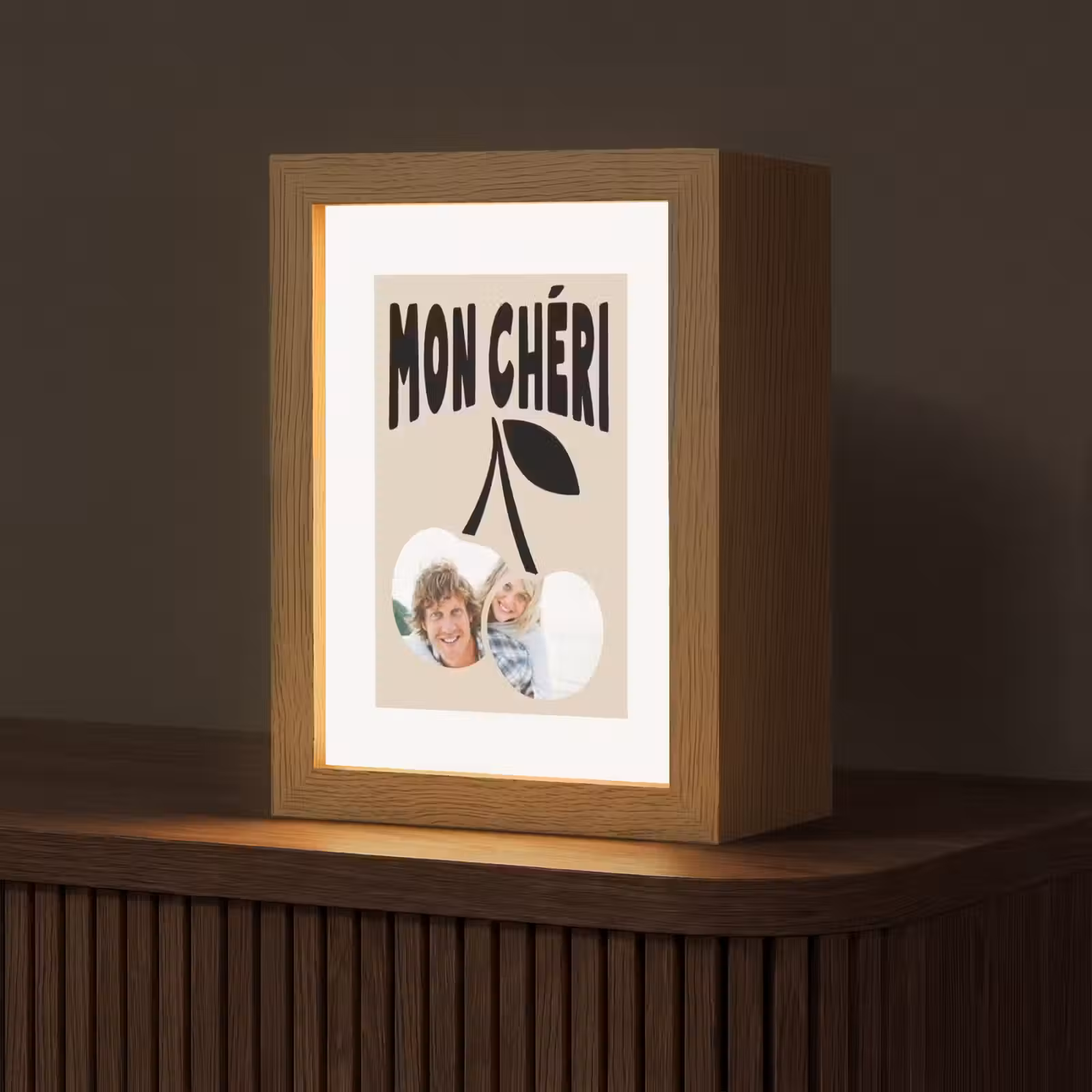 Gepersonaliseerde Lightbox - Mon Chéri — 1