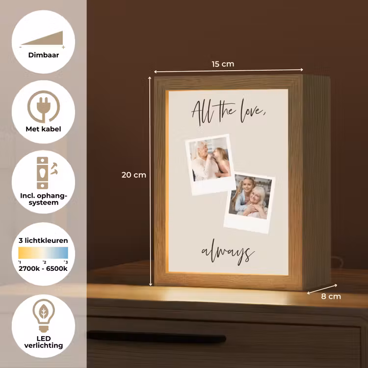 Gepersonaliseerde Lightbox - All The Love, Always — 7