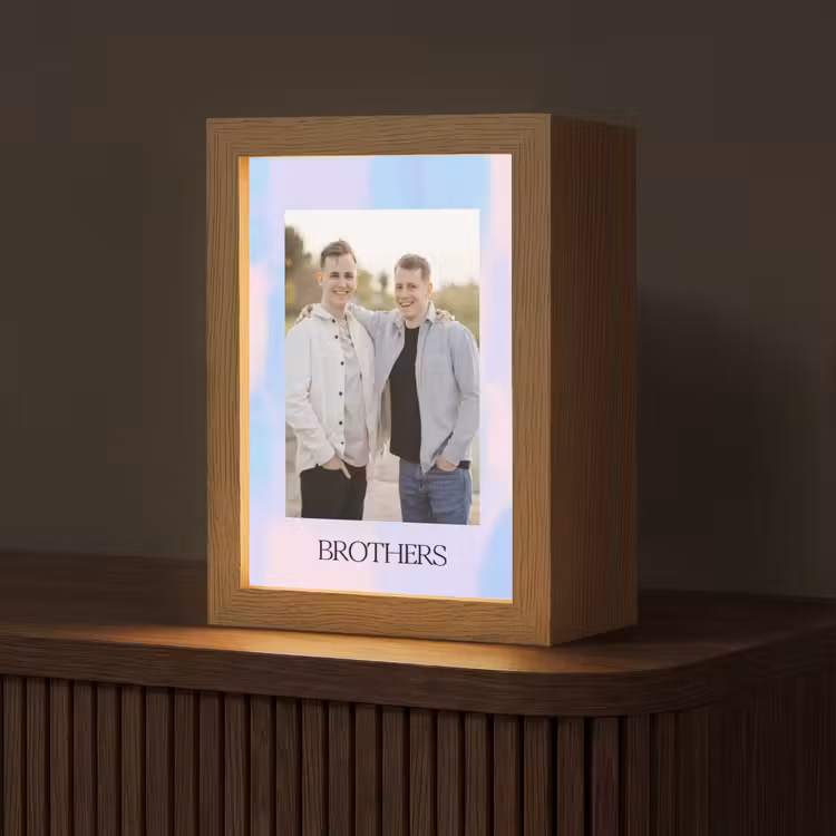 Gepersonaliseerde Lightbox - Brothers — 1