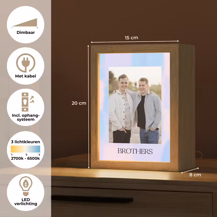 Gepersonaliseerde Lightbox - Brothers — 7