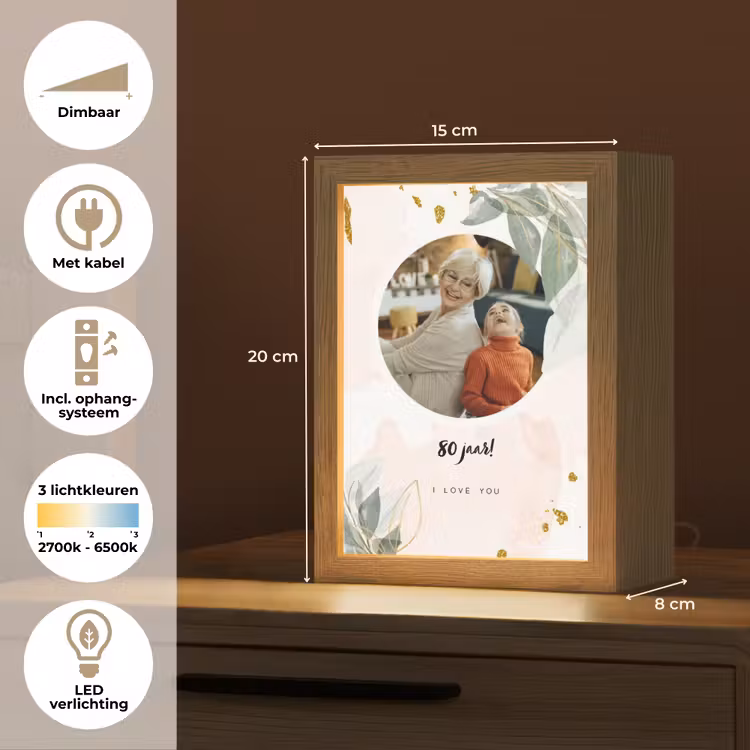 Gepersonaliseerde Lightbox - Jubileum - Verjaardag — 7