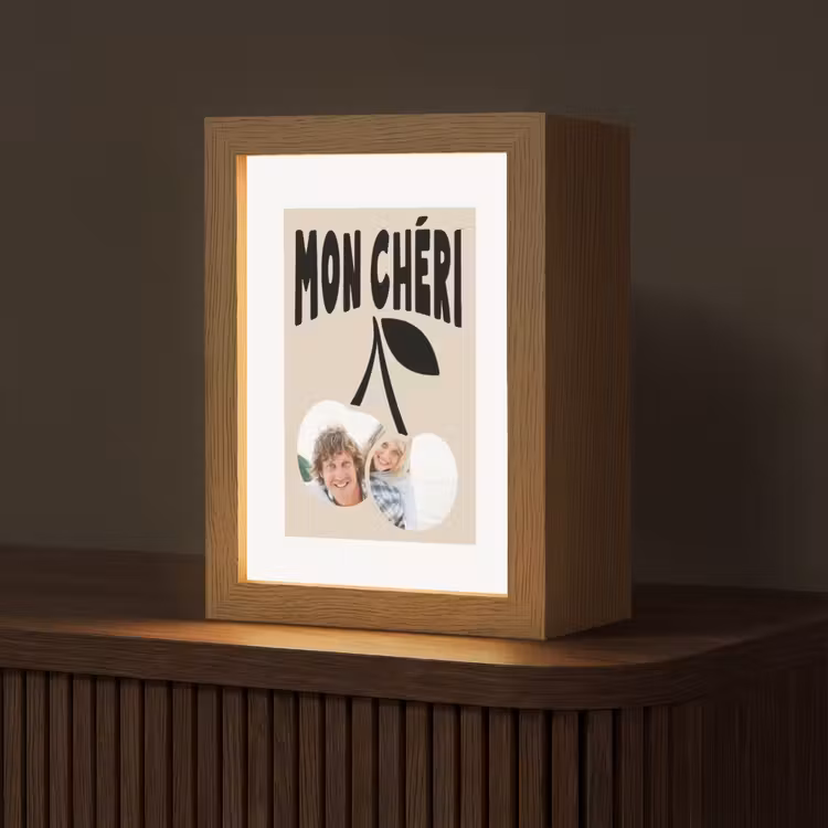 Gepersonaliseerde Lightbox - Mon Chéri — 1
