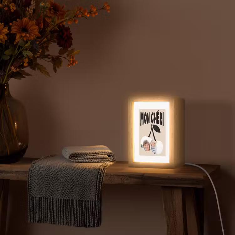 Gepersonaliseerde Lightbox - Mon Chéri — 3