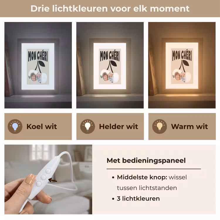 Gepersonaliseerde Lightbox - Mon Chéri — 6
