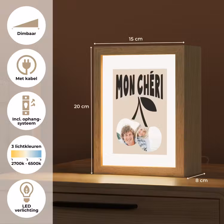 Gepersonaliseerde Lightbox - Mon Chéri — 7