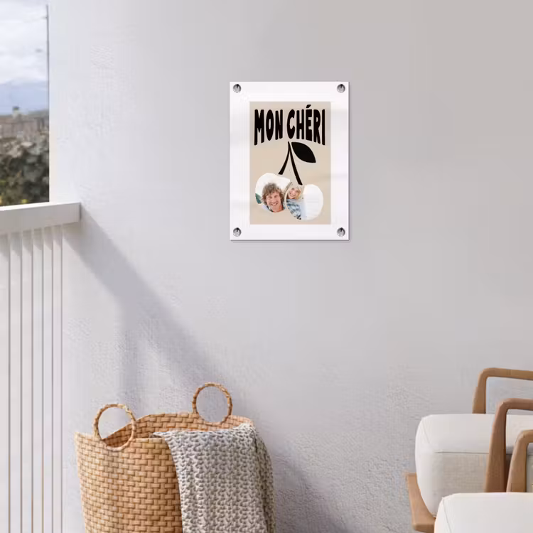 Gepersonaliseerde tuinposter - Mon Chéri — 3