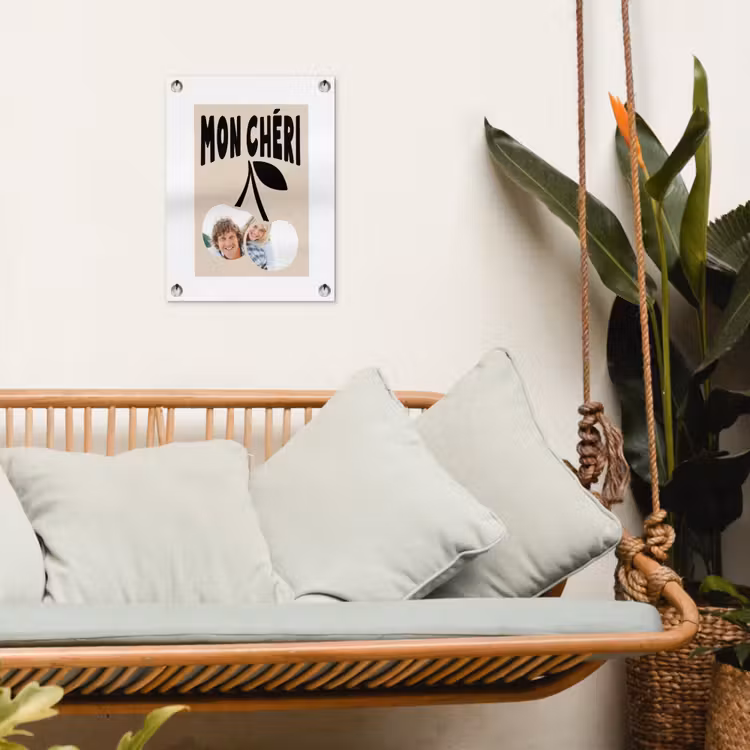 Gepersonaliseerde tuinposter - Mon Chéri — 5