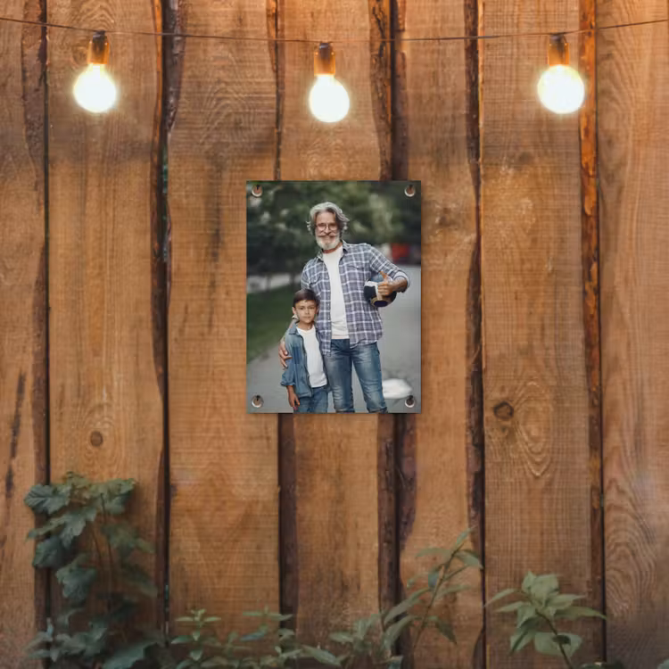Gepersonaliseerde tuinposter - Zonder Border — 2