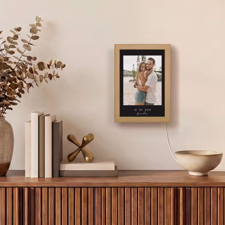 Gepersonaliseerde Lightbox - Forever Love - Zwarte Border — 4