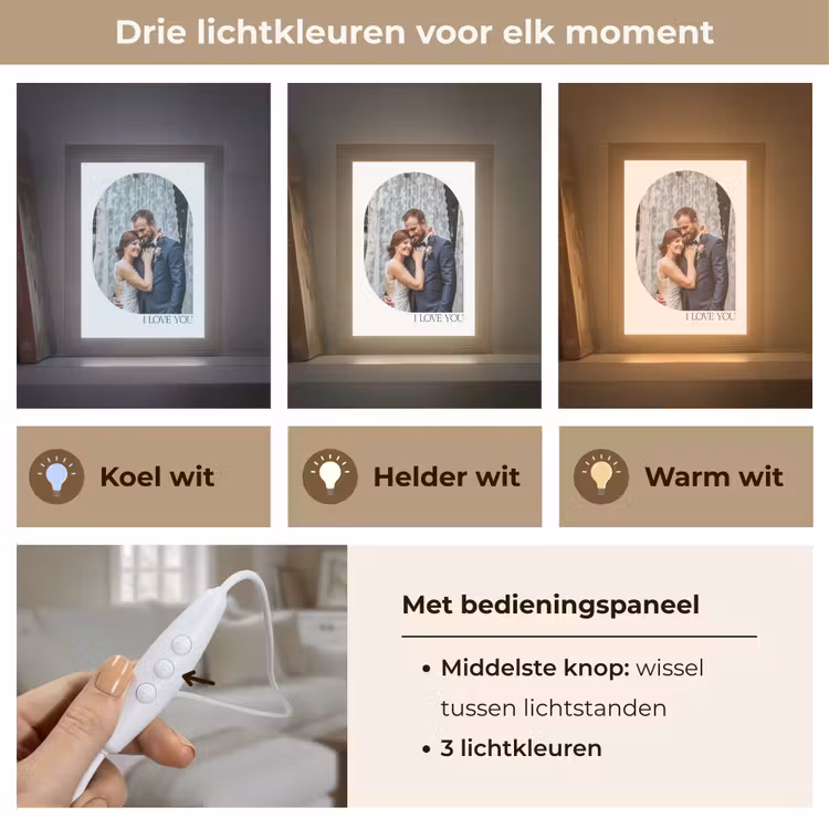 Gepersonaliseerde Lightbox - I Love You - Beeld — 6