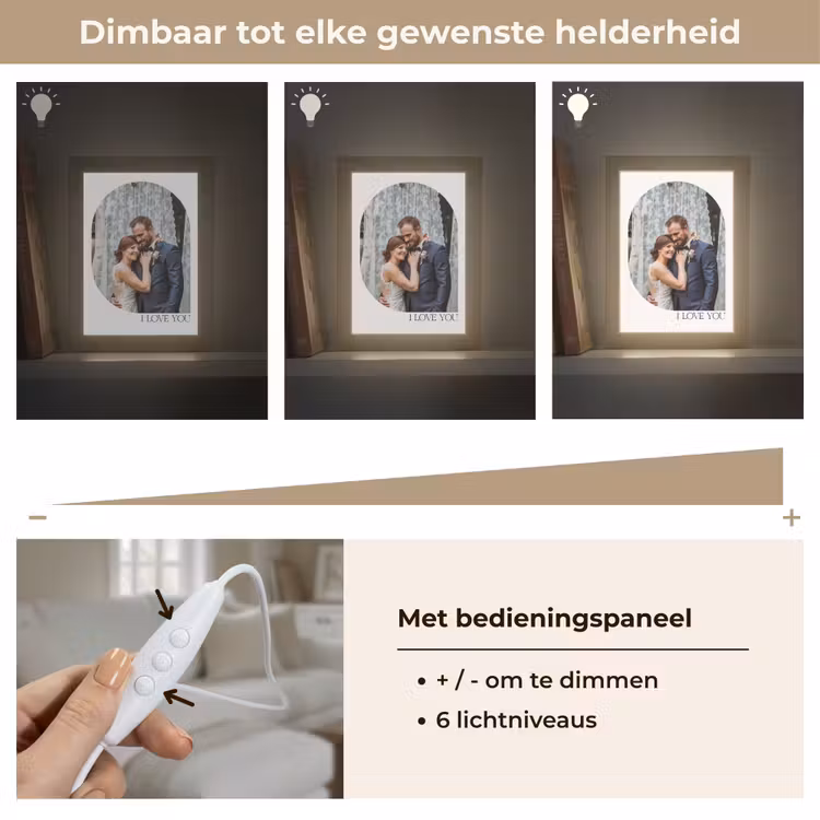 Gepersonaliseerde Lightbox - I Love You - Beeld — 8